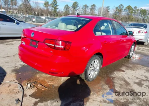 2015 Volkswagen Jetta 1.8T Se from USA, damaged, VIN 3VWD17AJ6FM296112